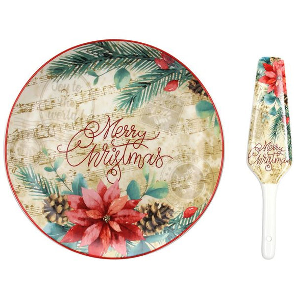 Set Pjate Porcelan 26 cm x spatul