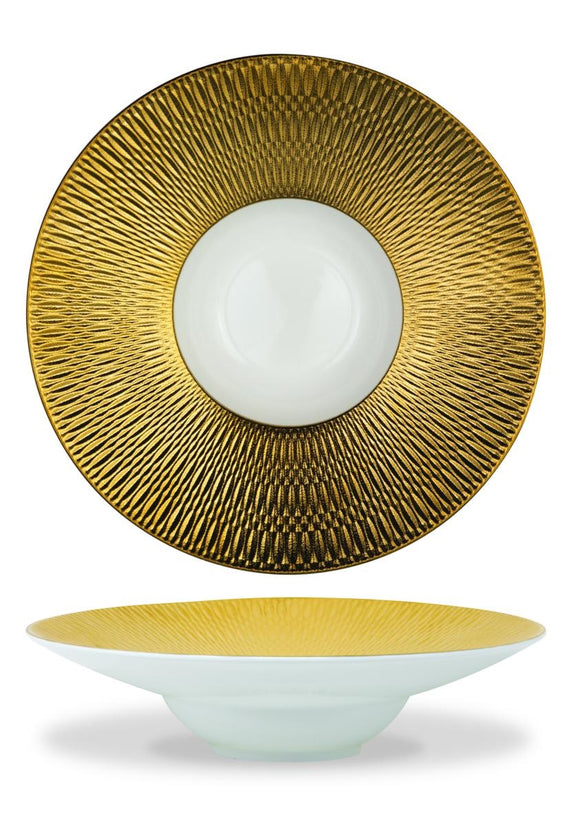 Pjate e thelle ngjyr gold D.27.5 H7cm