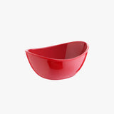 Tas oval i bardhe lisho melamine  10x8 cm