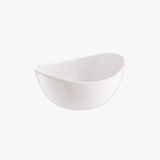 Tas oval i bardhe lisho melamine  10x8 cm