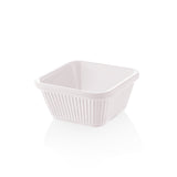 Tas katror me vija  Bardhe/Zi/Kuq 7x7 cm
