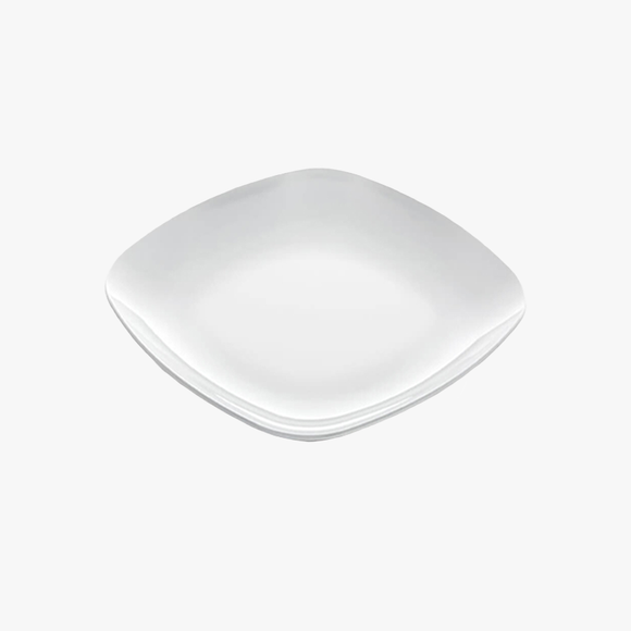 Pjatance Katrore e Bardhe Melamine 25x25cm