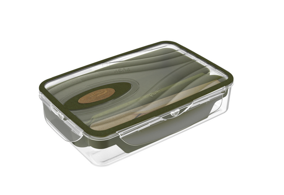 Kontenitor per ushqime kapak Hermetik 1Lt    22,4x15,2x5CM