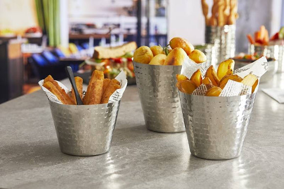 Mbajtese ushqimesh inox ( fast food)