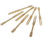 Forchettine Lux Bamboo 9cm 100pzz