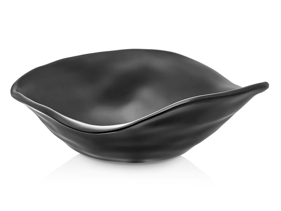 Tas Melamine e Bardhe/Zeze 28.5x24.5cm