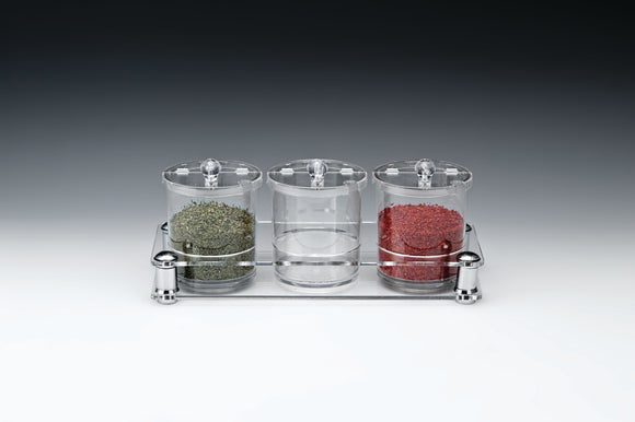 Mbajtes me 3 kontenitor me kapak 0.75Lt 37X14X14cm