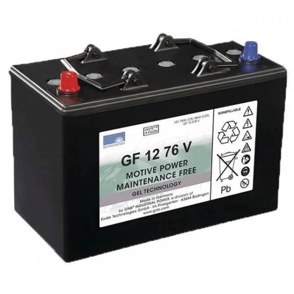 Battery Set x 2 pcs Gel 12 V 76