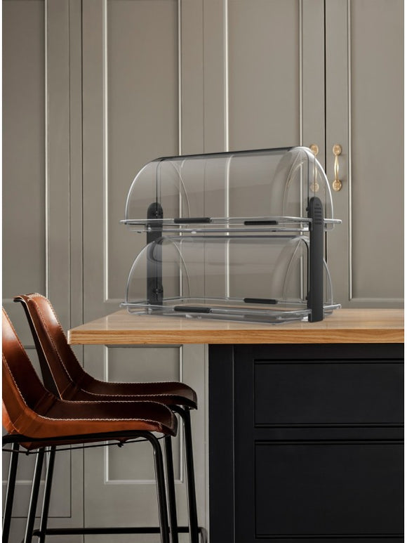Kontenitor 2 Kate Transparent per ushqime 47,5x32,5x41,5CM