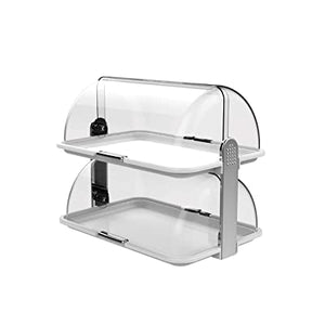 KONTENITOR PER USHQIME TRANSPARENT  2 -kate gri  47,5x32,5x41,5CM