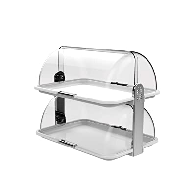 KONTENITOR PER USHQIME TRANSPARENT  2 -kate gri  47,5x32,5x41,5CM
