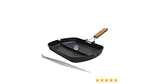 Set Padella x2Scomparti Griglia + Pinza da Cucina