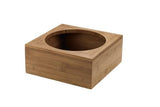 Portatazze in bambù 26x26x11cm