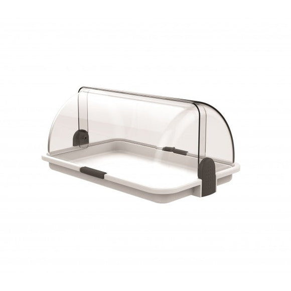 KONTENITOR PER USHQIME TRANSPARENT  + tabaka inoksi + xhel ftohes 46,5x31,5x19,5cm