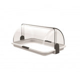 KONTENITOR PER USHQIME TRANSPARENT  + tabaka inoksi + xhel ftohes 46,5x31,5x19,5cm